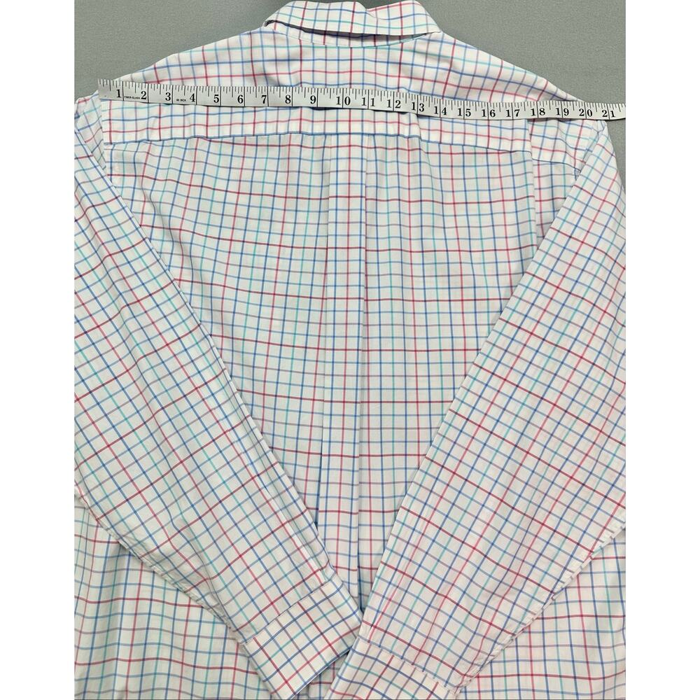 Vineyard Vines Classic Fit Murray Button Up White Multi Color Check Size Large - Picture 10 of 11